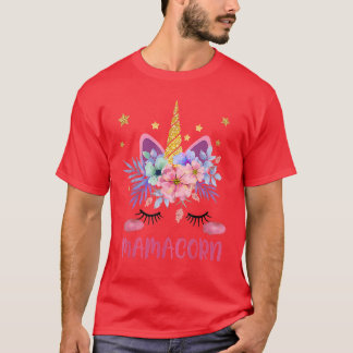 Mamacorn Funny Unicorn Costume Mom Mothers Day T-Shirt