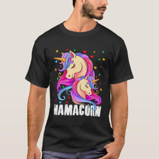 Mamacorn Mama Mummy Unicorn Mother'S Day T-Shirt