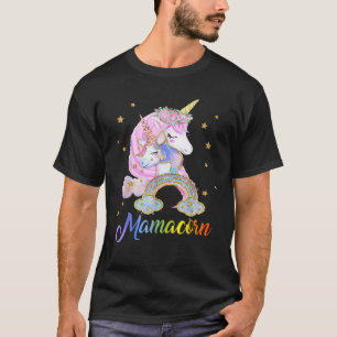MamaCorn Mum Funny Unicorn Mother s Day Gift T Shi T-Shirt