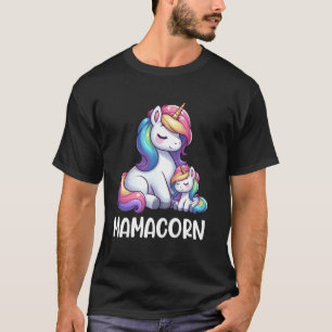 Mamacorn Unicorn Costume Funny Mum Mama Mother's D T-Shirt