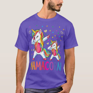 Mamacorn Unicorn Costume Mom Mothers Day  T-Shirt