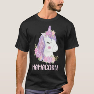 Mamacorn Unicorn Costume Mum Mother's Day 1 T-Shirt