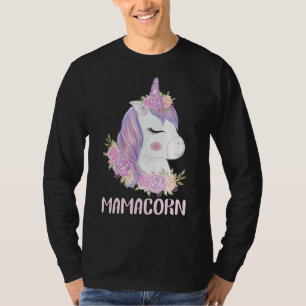 Mamacorn Unicorn Costume Mum Mother's Day 1 T-Shirt