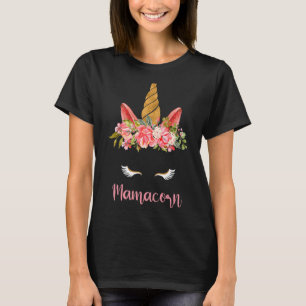 Mamacorn Unicorn Costume Mum Mother's Day T-Shirt