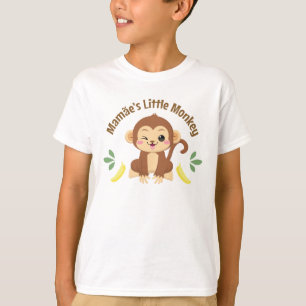 Mamãe's Little Monkey T-Shirt