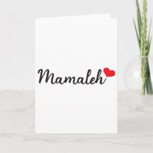 Mamaleh For Jewish Mum Hanukkah Mother's Day Chris Card
