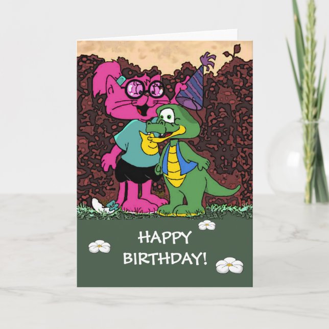 Mamamacanz | Happy Birthday Card (Front)