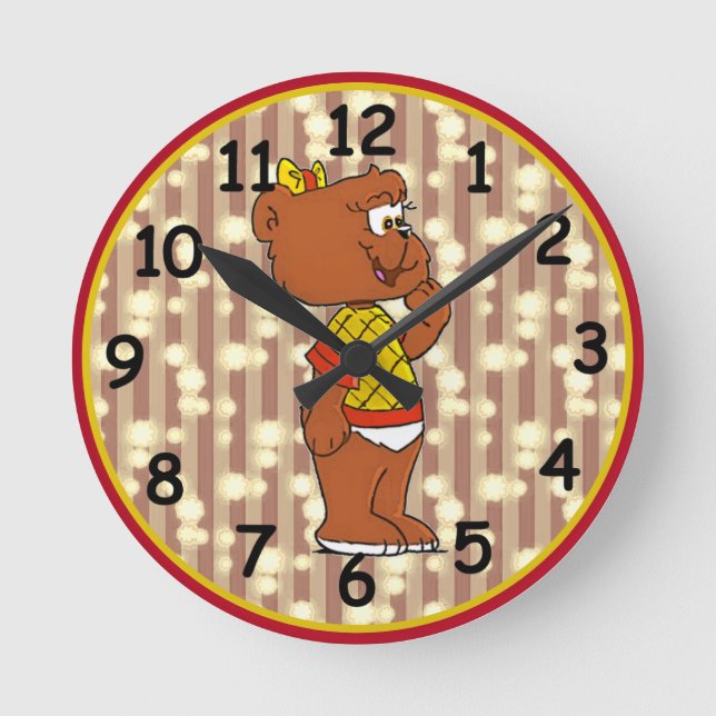 Mamamacanz Round Clock (Front)