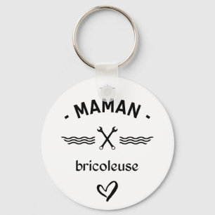 Maman bricoleuse key ring