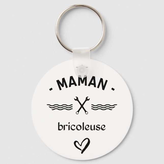 Maman bricoleuse key ring (Front)