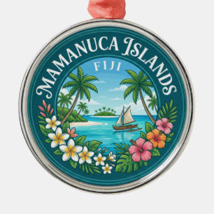 Mamanuca Islands Fiji Metal Ornament