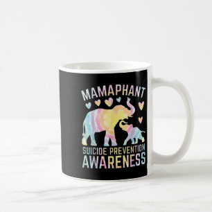 Mamaphant Suicide Prevention Awareness Mama Elepha Coffee Mug