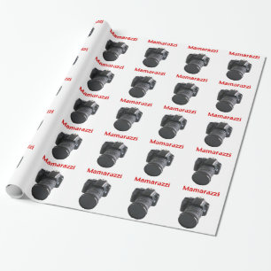 Mamarazzi Photographer Wrapping Paper