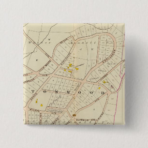Mamaroneck town, New York 15 Cm Square Badge