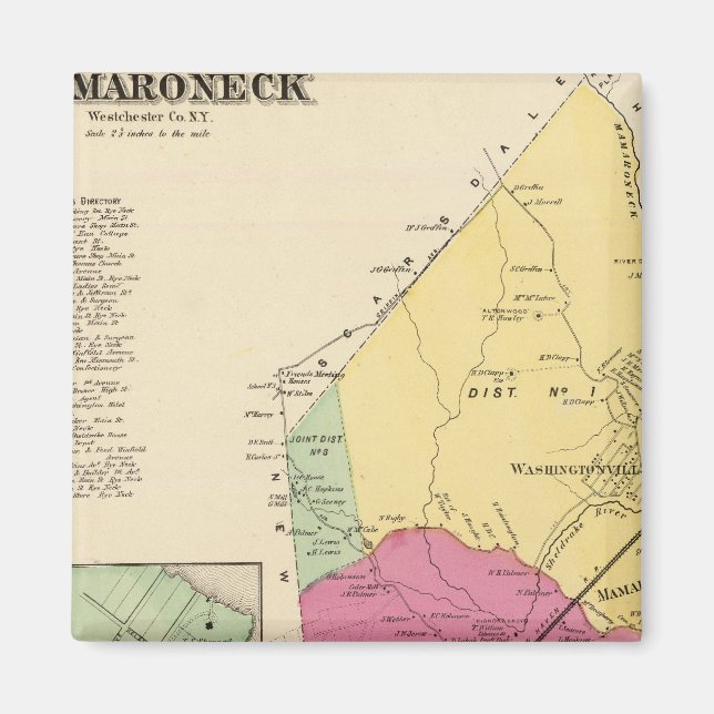 Mamaroneck Town, Orienta Magnet (Front)