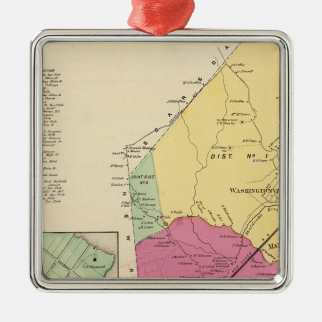 Mamaroneck Town, Orienta Metal Tree Decoration (Front)
