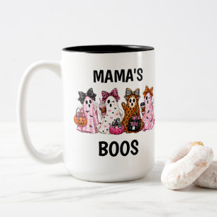 Mama's Boos Halloween Ghosts Coffee Mug
