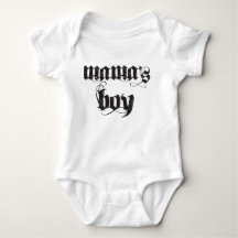 Mama's boy baby bodysuit