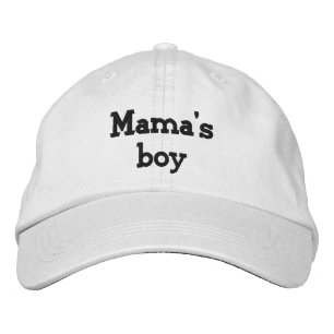 Mama's boy embroidered hat