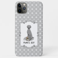 Mama's Boy Weimaraner (grey 1) toys dog mum Cute