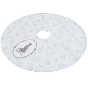 Mama's Boy Weimaraner (grey 1) toys dog mum Cute Fleece Tree Skirt