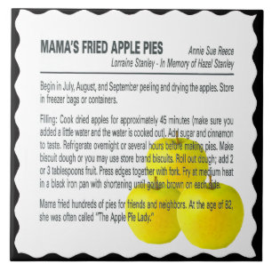 MAMA'S FRIED APPLE PIES TILE