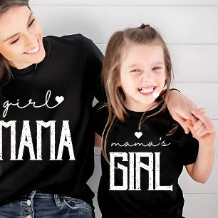 Mama's girl  Matching mum daughter T-Shirt