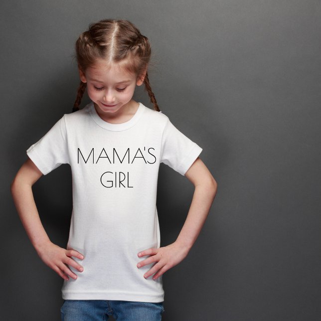 Mama's Girl Matching Mummy and Me Baby T-Shirt (Creator Uploaded)