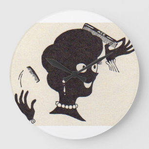 Mama's got a brand-new comb large clock