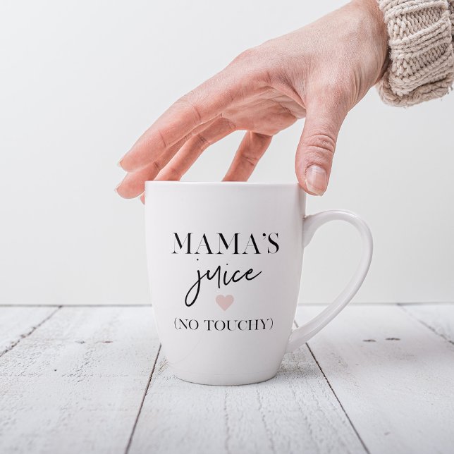 Mama's Juice Funny Quote | Best Mama Gift  Latte Mug (Creator Uploaded)