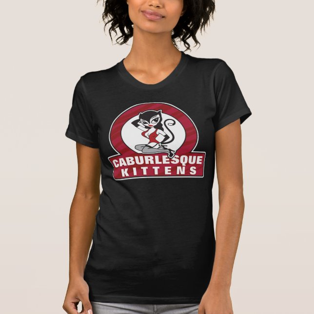 Mama's Kitty shirt - Black (Front)