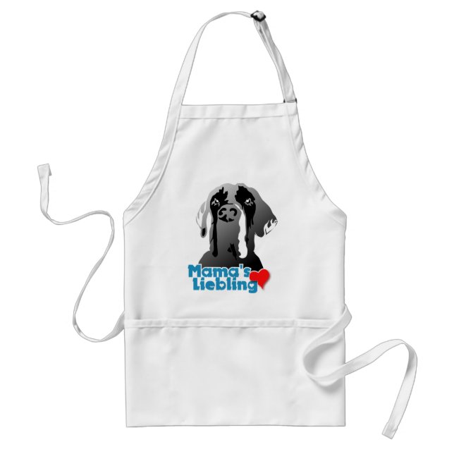 Mamas Lieblings Dogge Standard Apron (Front)