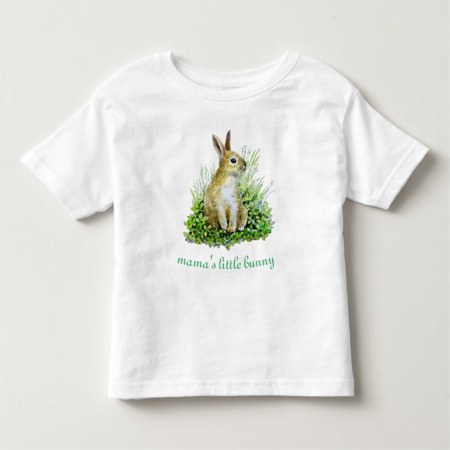 mama's little bunny toddler T-Shirt (Front)