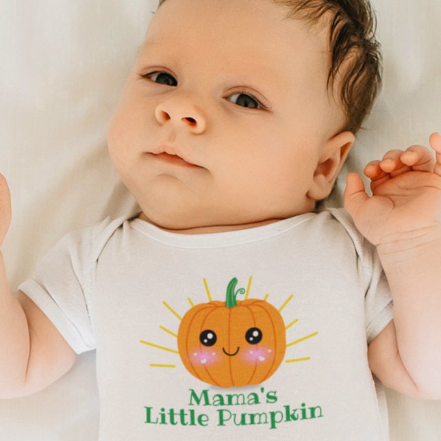 Mama's Little Pumpkin  Baby Bodysuit (Creator Uploaded)