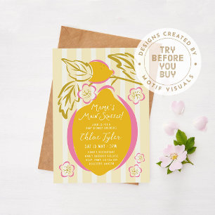 Mama's Main Squeeze Lemon Baby Shower Invitation