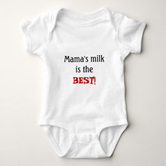 Mama's Milk is the BEST (baby tee) Baby Bodysuit