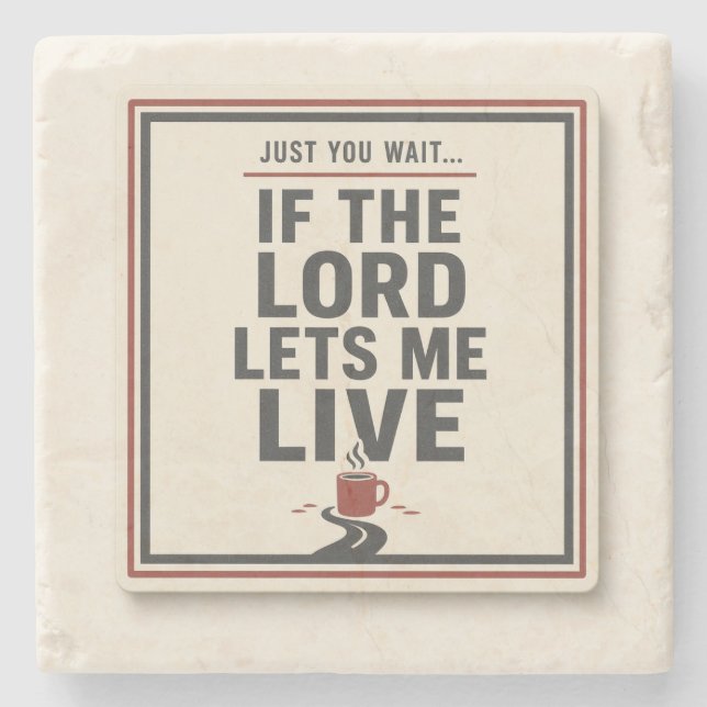 Mama's Not Happy! Stone Coaster (Front)