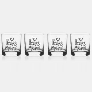 "Mama's Toast" - Custom Engraved Whiskey Glass Set