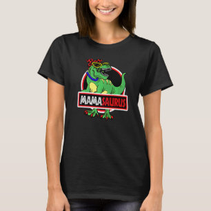 Mamasaurus Dino Dinosaur Pregnancy Announcement Mo T-Shirt