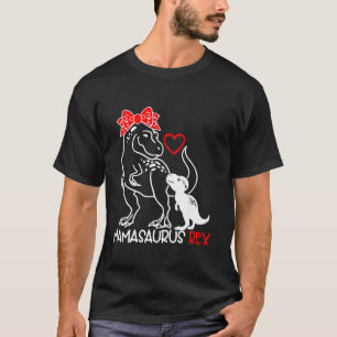 Mamasaurus Dinosaur Funny Women s Costume T Rex Mo T-Shirt