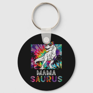 Mamasaurus Dinosaur Mama Saurus Family Matching Ti Key Ring