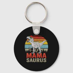 Mamasaurus Dinosaur Mama Saurus T Rex Funny Family Key Ring