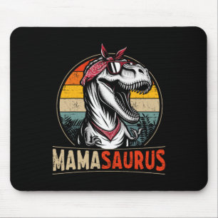 Mamasaurus Dinosaur Mum For Mothers Day Christmas Mouse Pad