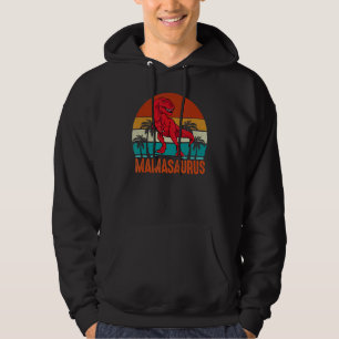 Mamasaurus Dinosaur Rex Mother's Day Momma Mama Hoodie
