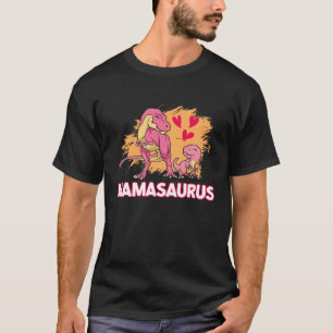 Mamasaurus Is My Mother Reptile Family Dinosaur T-Shirt