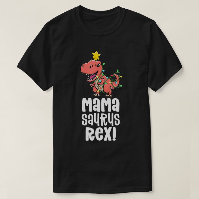 Mamasaurus Re Mum Matching Dino Family Dinosaur Pa T-Shirt (Design Front)