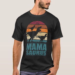 Mamasaurus Rex Dinosaur Dino Twins Rex Mama Saurus T-Shirt