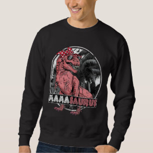 Mamasaurus Rex Dinosaur Mama Saurus Family Matchi Sweatshirt