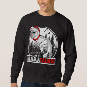 Mamasaurus Rex Dinosaur Mama Saurus Family Matchi Sweatshirt