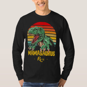 Mamasaurus Rex Dinosaur Mama Saurus Mother's Day V T-Shirt